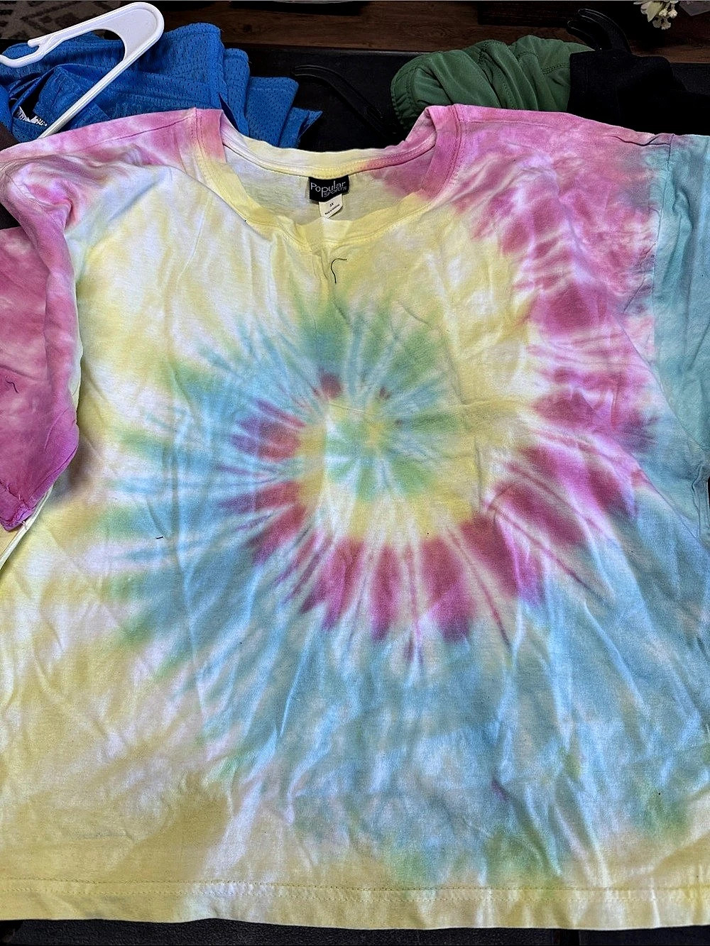 Popular Sports Tie-Dye Short Sleeve Tee Size 3X
